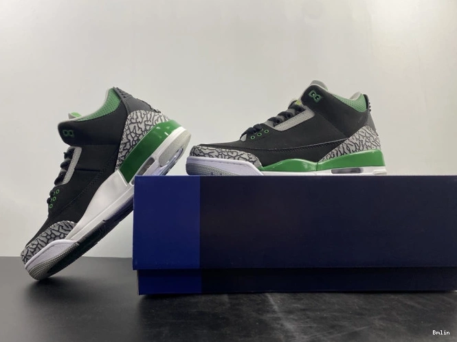 Bmlin Shoes 3 Green Jordan Air CT8532-030 Pine 0812